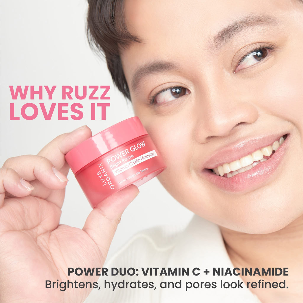 LUXE ORGANIX Power Glow Bright Revive Vitamin C Drip Moisturizer 50g
