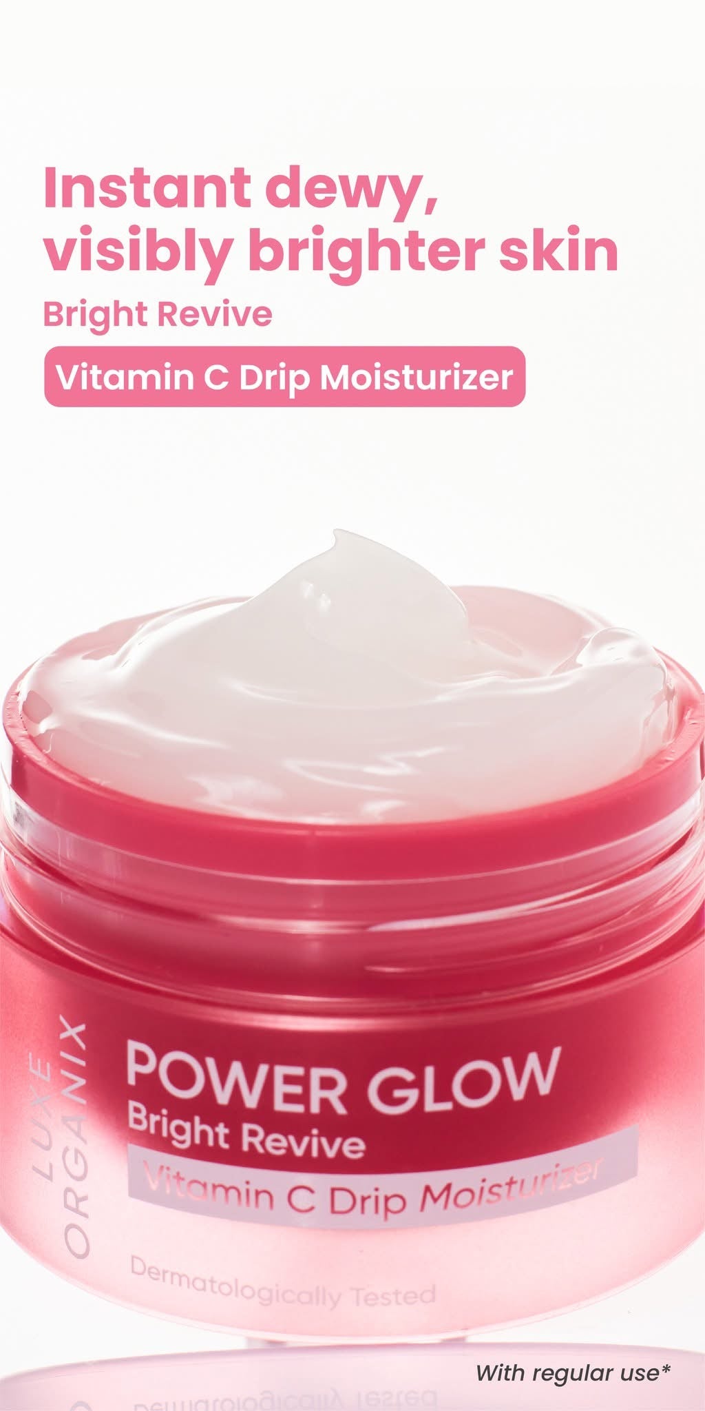LUXE ORGANIX Power Glow Bright Revive Vitamin C Drip Moisturizer 50g