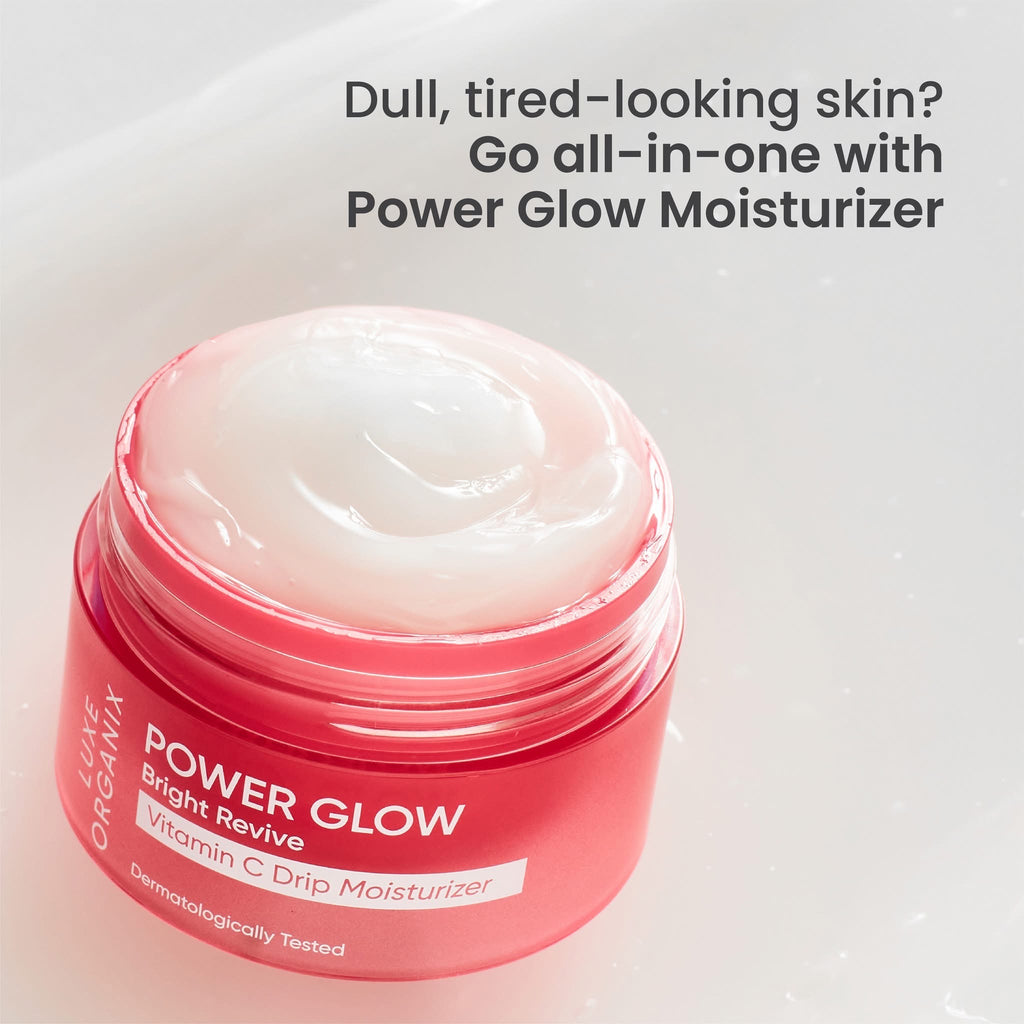 LUXE ORGANIX Power Glow Bright Revive Vitamin C Drip Moisturizer 50g