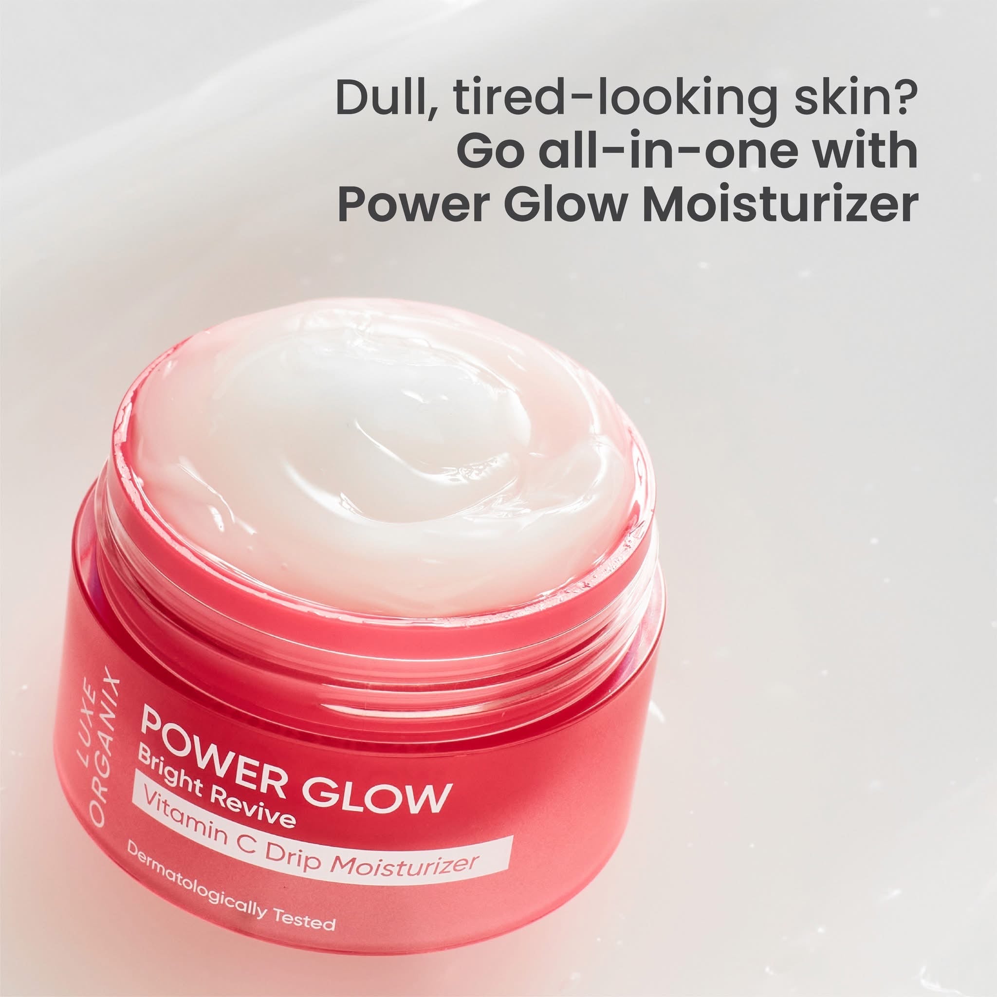 LUXE ORGANIX Power Glow Bright Revive Vitamin C Drip Moisturizer 50g