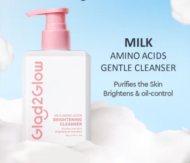 GLAD2GLOW Milk Amino Acids Brightening Cleanser 80g