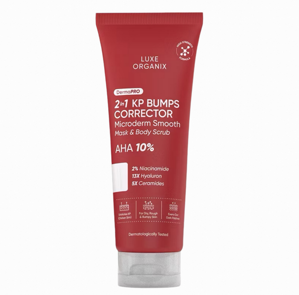 Luxe Organix 2in1 KP Bumps Corrector Mask & Body Scrub 200ml