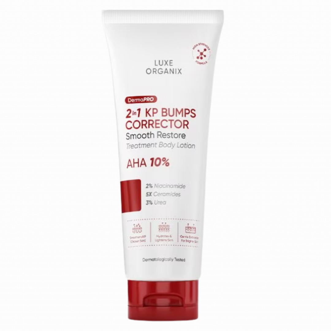 LUXE ORGANIX DermaPRO 2in1 KP Bumps Corrector Smooth Restore Treatment Lotion 200ml