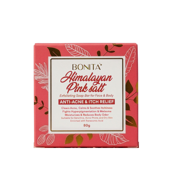 Bonita Himalayan Pink Salt Exfoliating Soap 80g