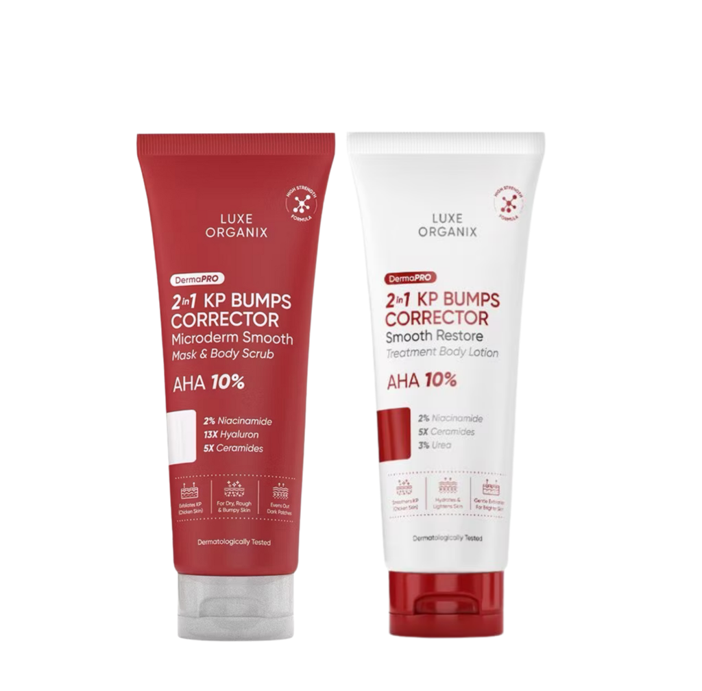 Luxe Organix DermaPRO 2-in-1 KP Solution Advanced Clear + Smooth Skin (Beauté Bundle)