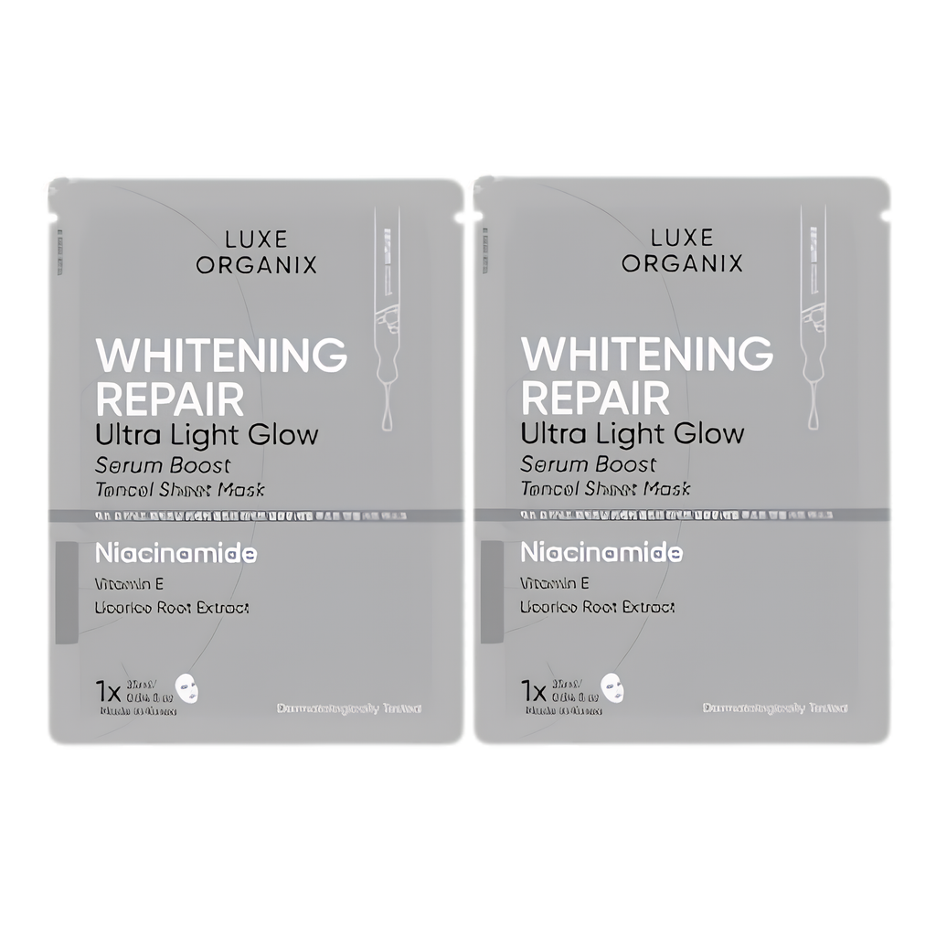 LUXE ORGANIX Whitening Repair Serum Boost Sheet Mask (2pcs)