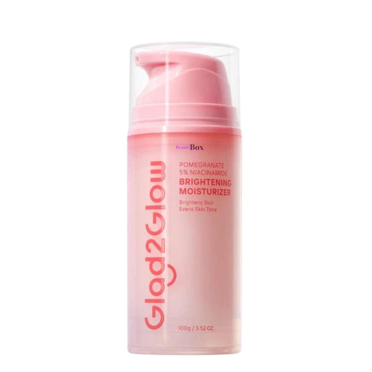 Glad2Glow Pomegranate 5% Niacinamide Brightening Moisturizer 100g