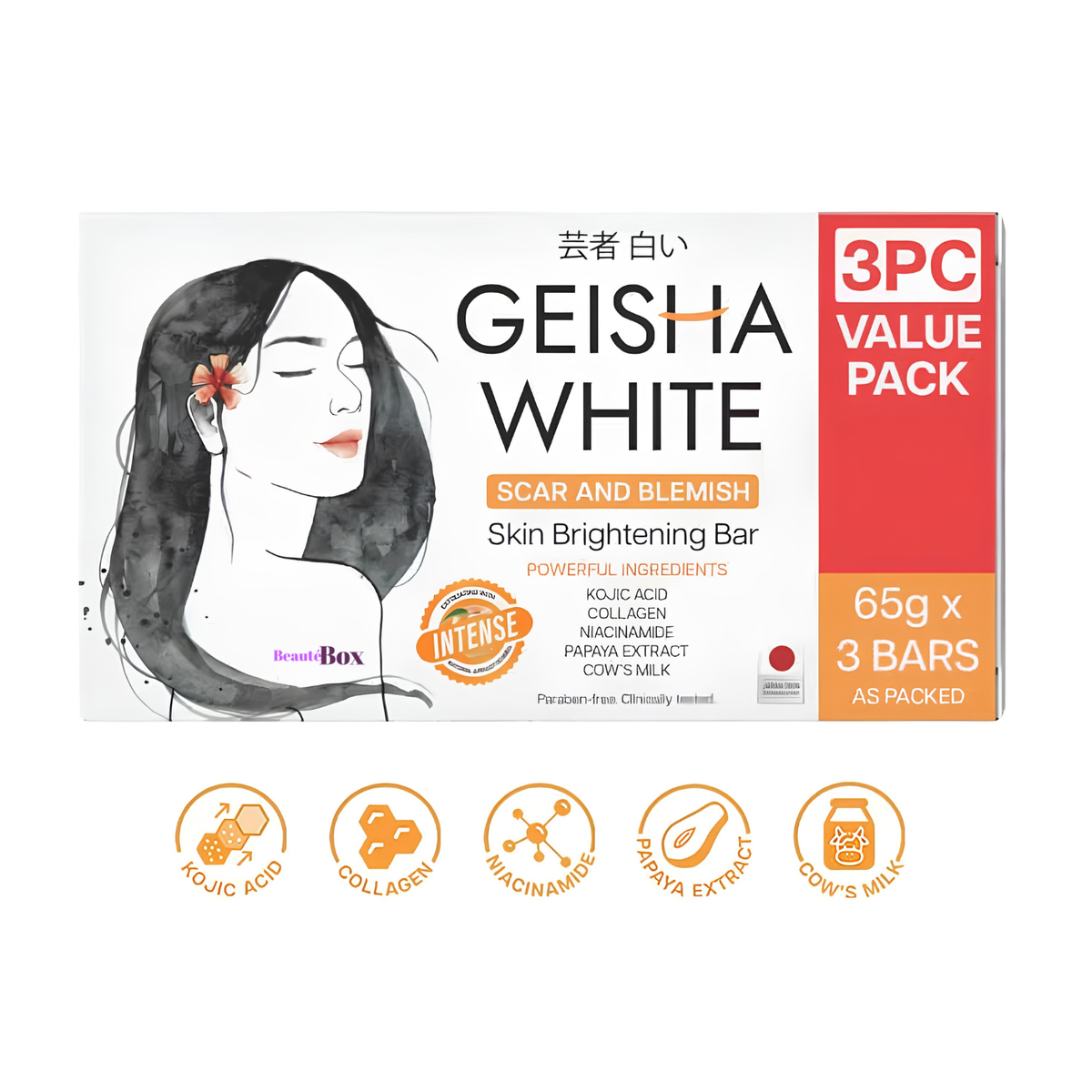 Geisha White Skin Brightening Bars
