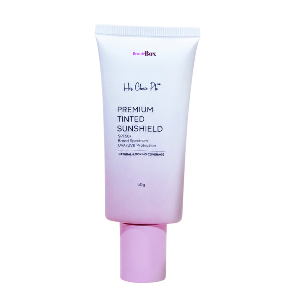 Her Choice PH Premium Tinted Sunshield SPF50 PA+++ – 50g