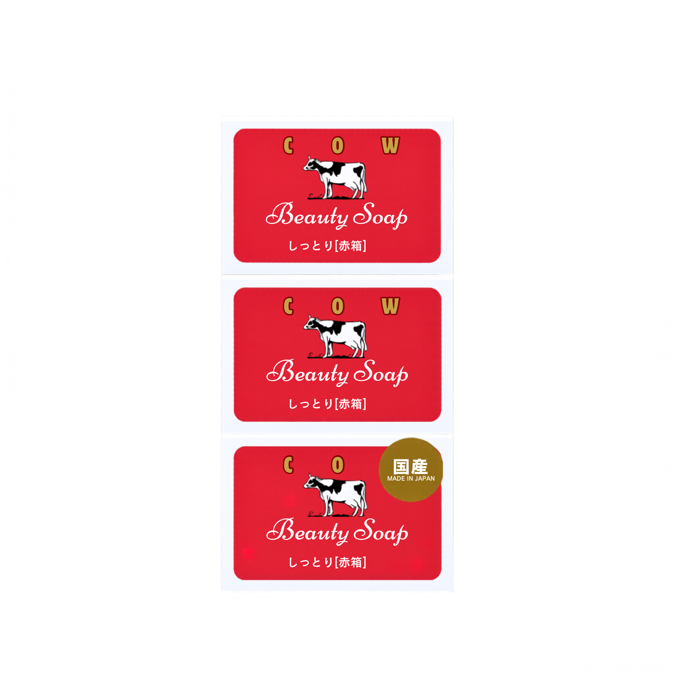 COW Beauty Soap Red Box(85gx3pcs)