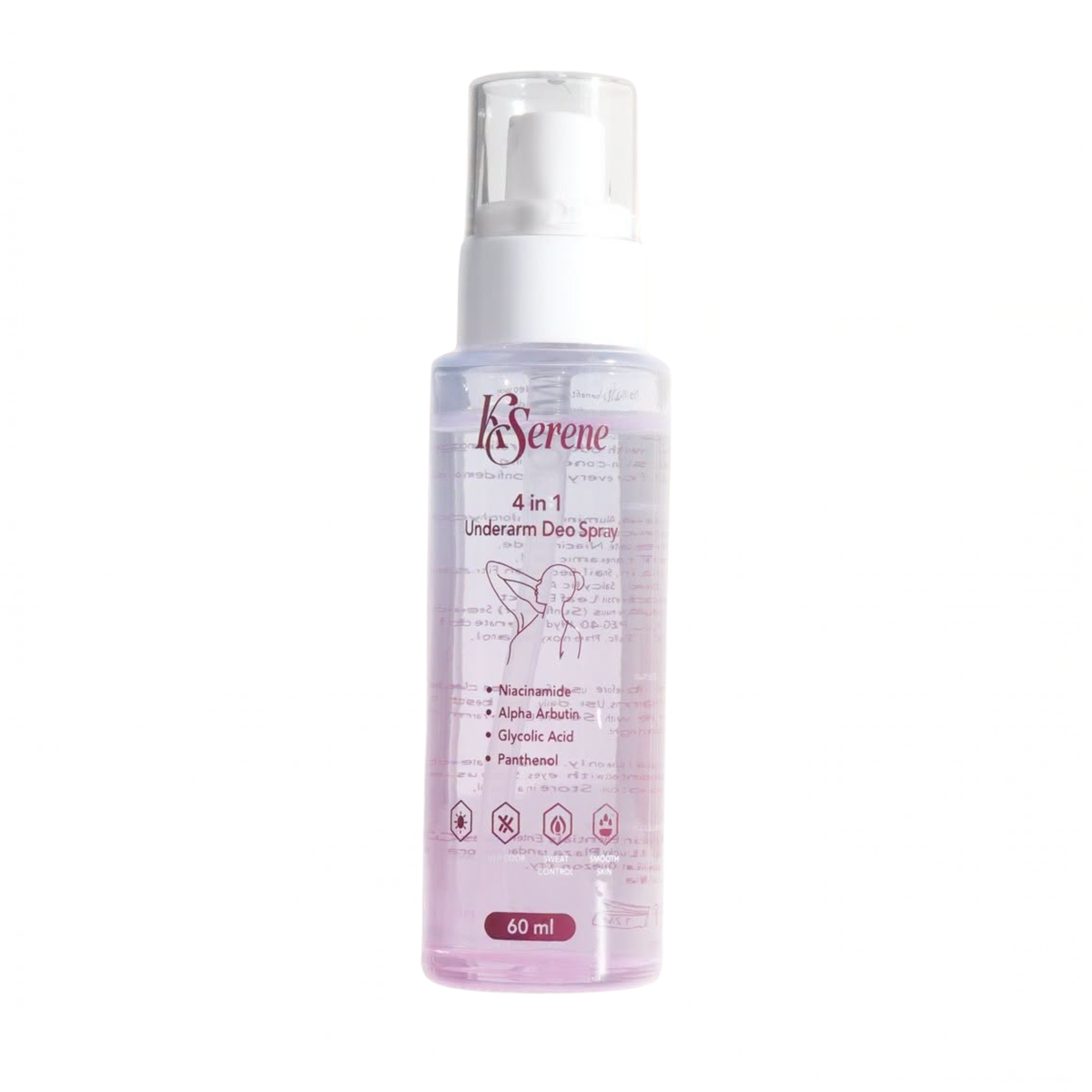 KSerene 4-in-1 Underarm Deo Spray 60ml