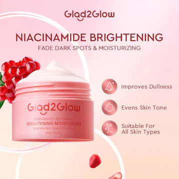 GLAD2GLOW Pomegranate Niacinamide Brightening Moisturizer