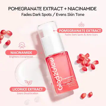 GLAD2GLOW Pomegranate Niacinamide Power Bright Serum