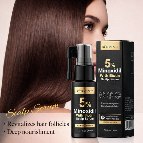 KORMESIC 5% Minoxidil with Biotin Scalp Serum 30ml