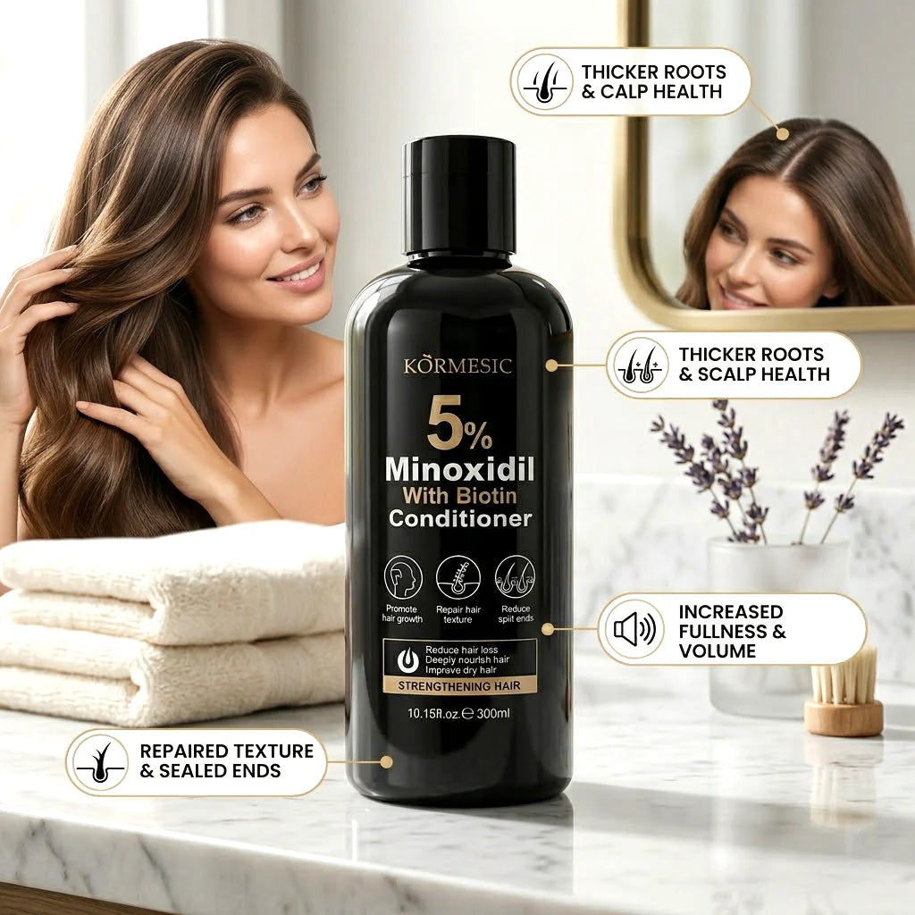 KORMESIC 5% Minoxidil with Biotin Conditioner 300ml