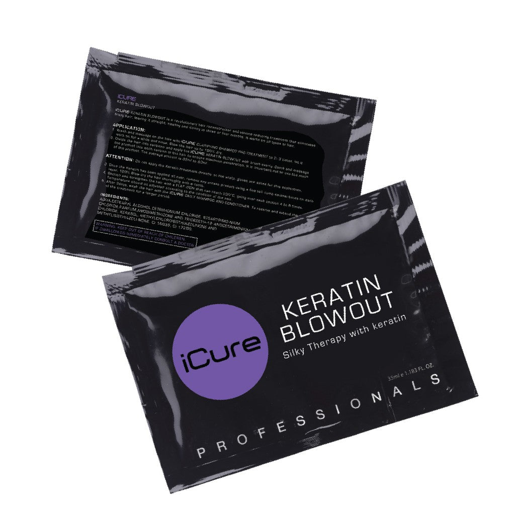 Cure Keratin Blowout Treatment Sachet (35ml)